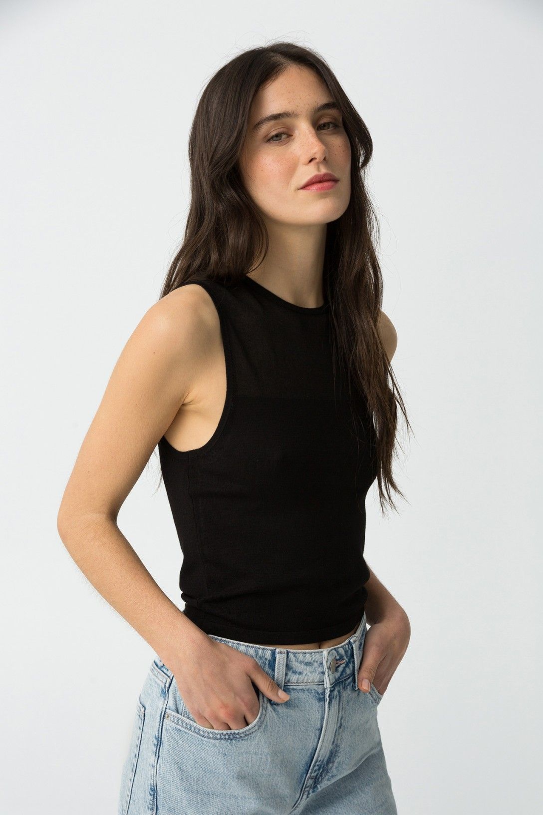 Top Rhaenyra Nero e Beige