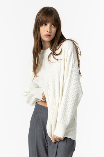 White sintra sweater