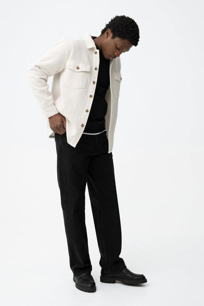 Jeans uomo Thomas 21 wide leg nero Tiffosi - look streetwear urban primavera estate 2026