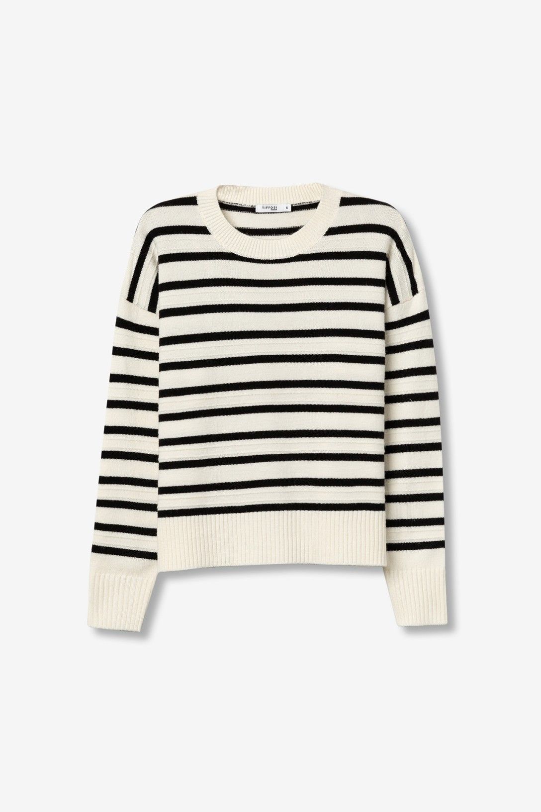 "Maglione Tuonela donna con scollo rotondo - vista e-commerce vestibilità comoda - Tiffosi"