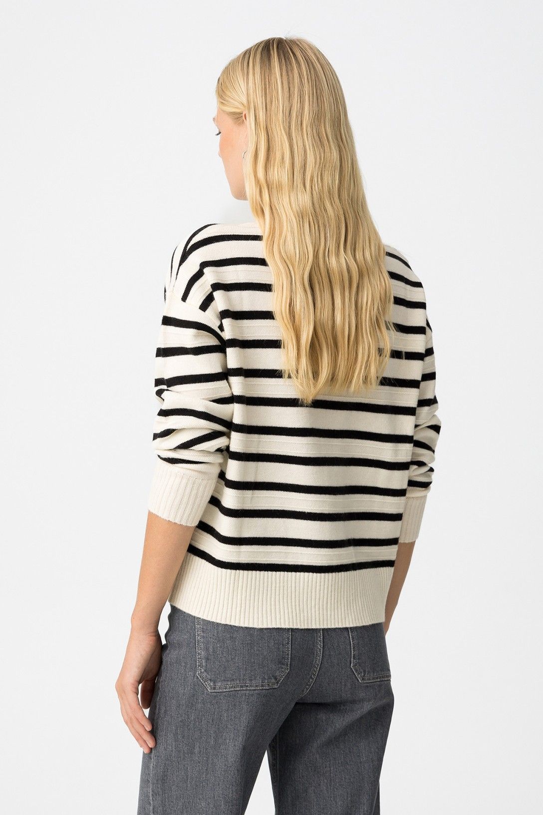 "Maglione Tuonela donna - vista posteriore con dettagli maniche lunghe - Tiffosi"