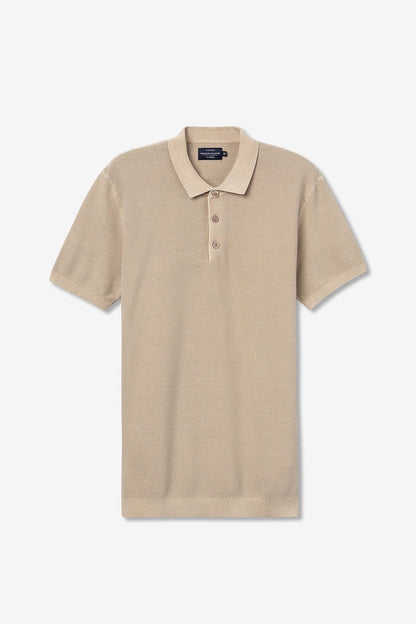 Polo uomo Wonder beige cotone - eleganza casual primavera estate
