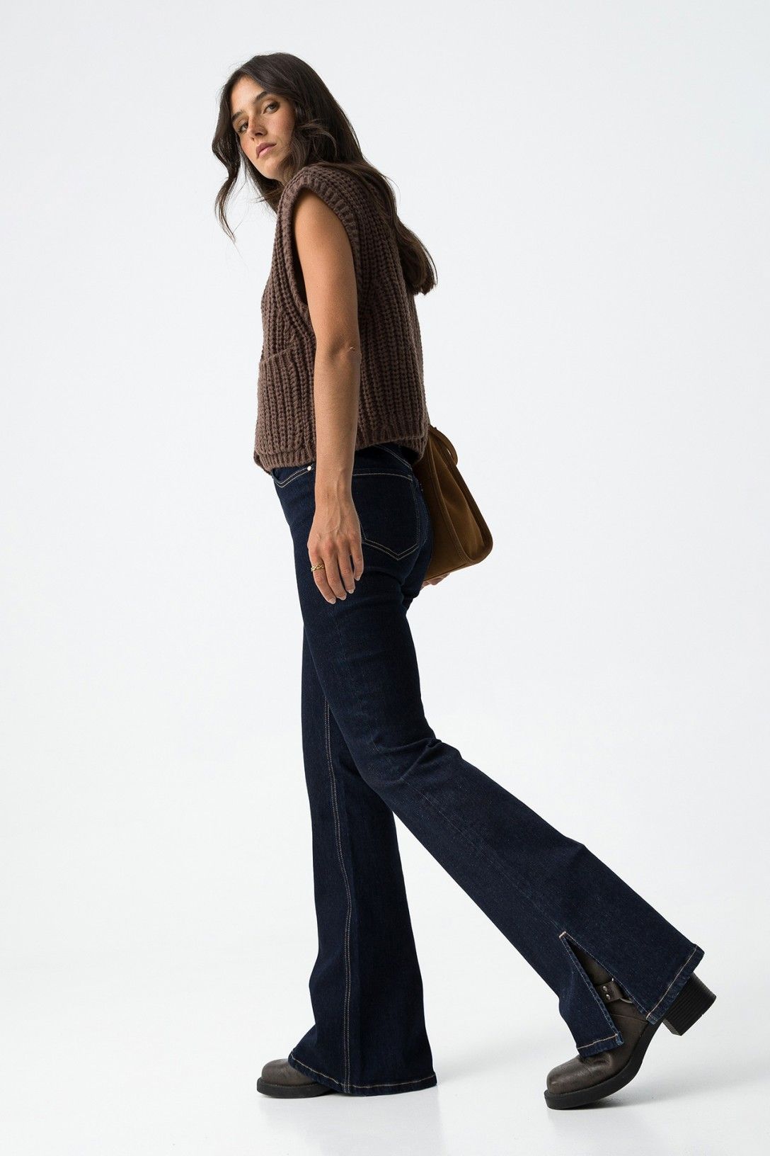 "Jeans donna Tiffosi Zoe_65 lavaggio 0 dettaglio zip - hardware metallico autentico"