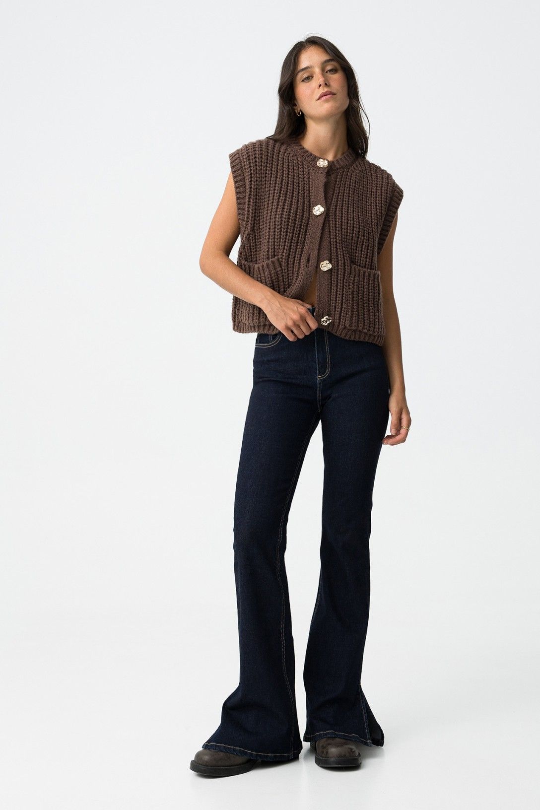 "Jeans donna Tiffosi Zoe_65 lavaggio 0 stile completo - look vintage anni 70
